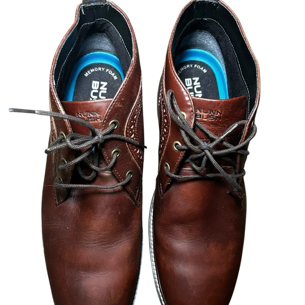 Nunn Bush Brown Leather Chukka Boots